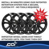 Coast To Coast Impostor Wheel Skin 17 Inch (MPN: IWCIMP414BLK)
