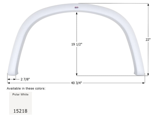 Icon Fender Skirt for Four Winds Siesta (MPN: 15218)
