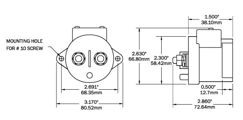 Blue Sea L Series Winch Solenoid (MPN: 9012-BSS)
