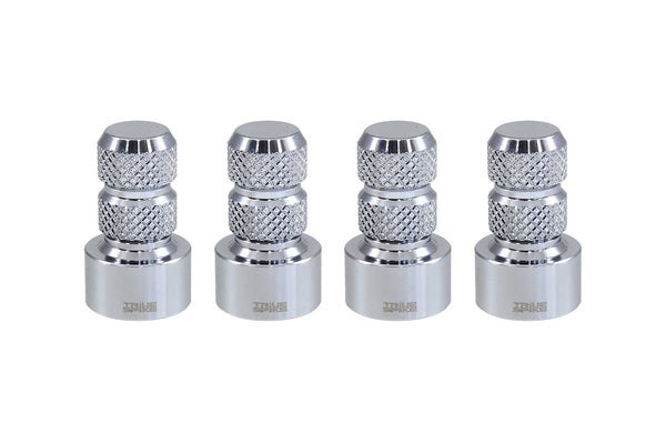 True Spike Chrome Plated Valve Stem Caps (MPN: WVC002CR)