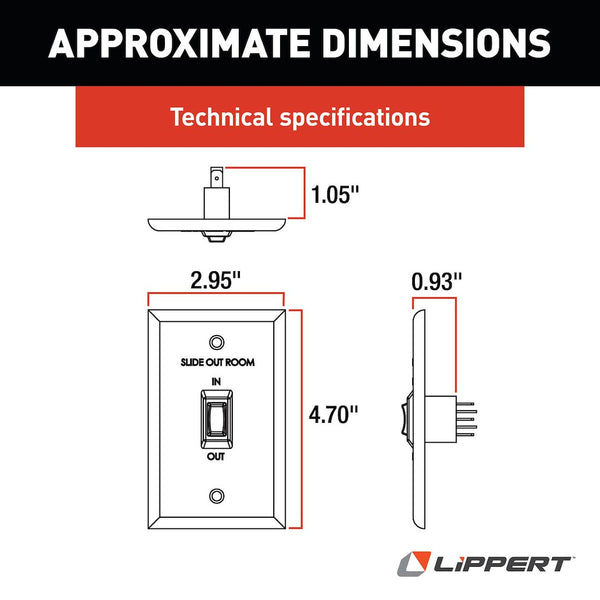 Lippert Components Slide-Out Switch (MPN: 120639)