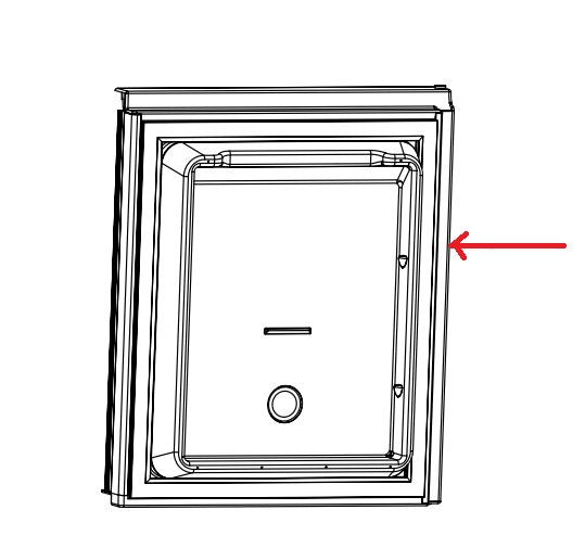 Norcold Refrigerator Door Replacement (MPN: 629129)