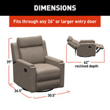 Thomas Payne Swivel Glider Recliner (MPN: 2024044209)