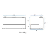 UWS Liquid Transfer Tank (MPN: ST-100-L-W)
