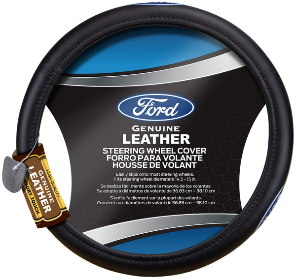 Plasticolor Genuine Leather Steering Wheel Cover (MPN: 006743R01)