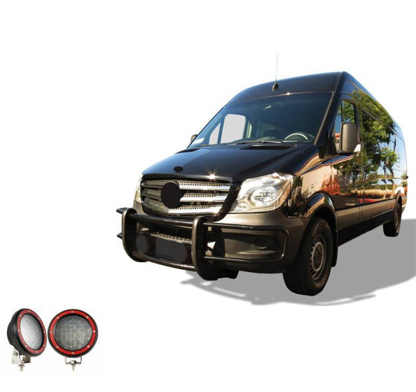 Black Horse Grille Guard Kit (MPN: 17D501MA-PLFR)