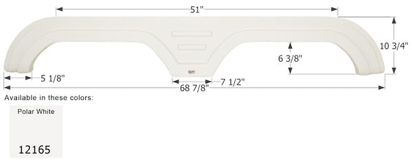 Icon Fender Skirt for Tandem Axle RVs (MPN: 12165)