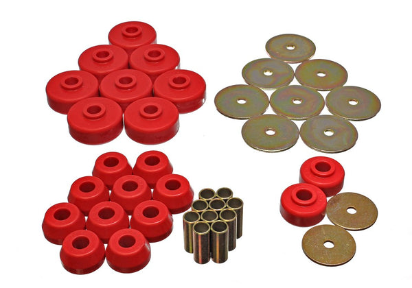 Energy Suspension Body Mount Bushings (MPN: 8.4102R)
