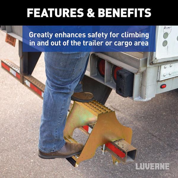 Luverne HighRise Folding Rear Truck Step (MPN: 409924L)