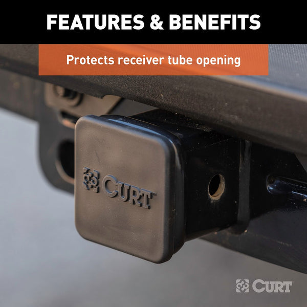 CURT Trailer Hitch Cover for 2-1/2 Inch Receiver (MPN: 22277)