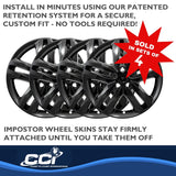 Coast To Coast Impostor Wheel Skin (MPN: IWCIMP415BLK)