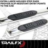 TrailFX 5 Inch Oval Straight Side Bars (MPN: A7009S)