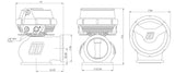 Turbo Smart Gen-V Hyper-Gate45 Wastegate (MPN: TS-0553-1012)