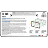 Cruiser License Plate Frame with Paw Prints Design (MPN: 23807)