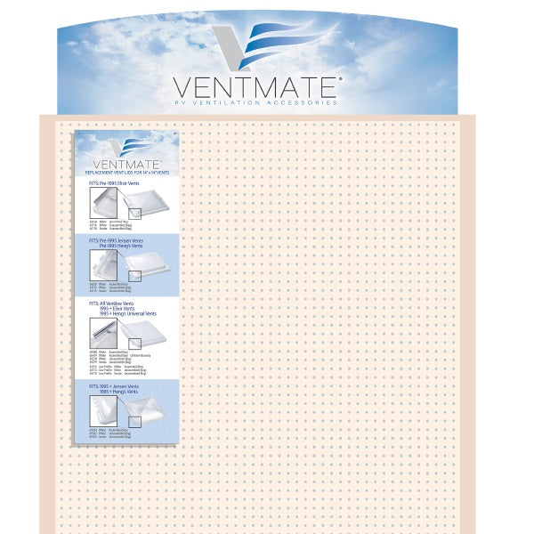 Ventmate Roof Vent Lid Header Card (MPN: VENTPOP)