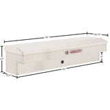 Weather Guard Lo-Side Aluminum Truck Toolbox (MPN: 174-0-04)
