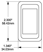 Switch plate cover mounting bracket (MPN: 8268-BSS)