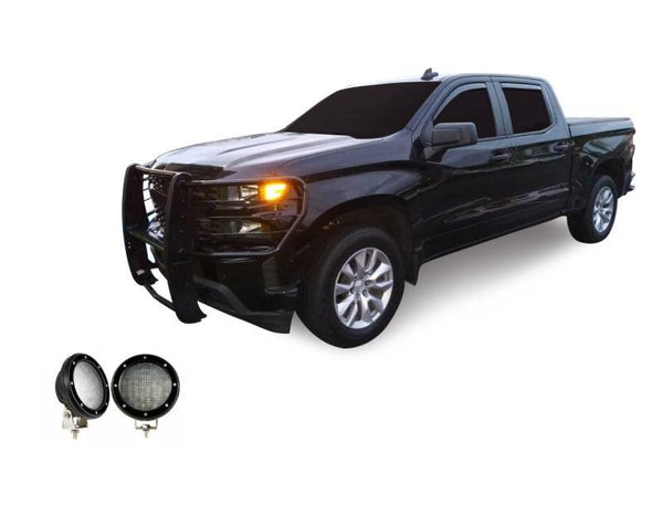 Black Horse Grille Guard Kit (MPN: 17GT29MA-PLFB)