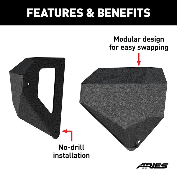 Aries TrailChaser Bumper End (MPN: 2081207)