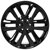 OE Wheels FR76 Gloss Black Wheel (MPN: FR76-22090-6135-44B)