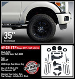 ReadyLIFT SST Lift Kit for F-250 (MPN: 69-2511TP)