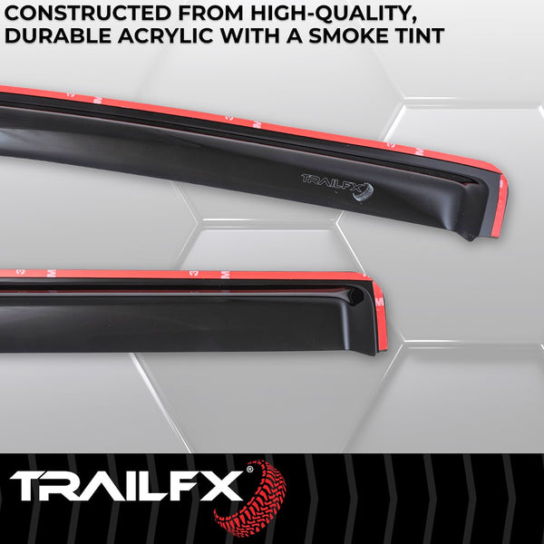 TrailFX TFX 4-PC Window Vents (MPN: 4536IC)