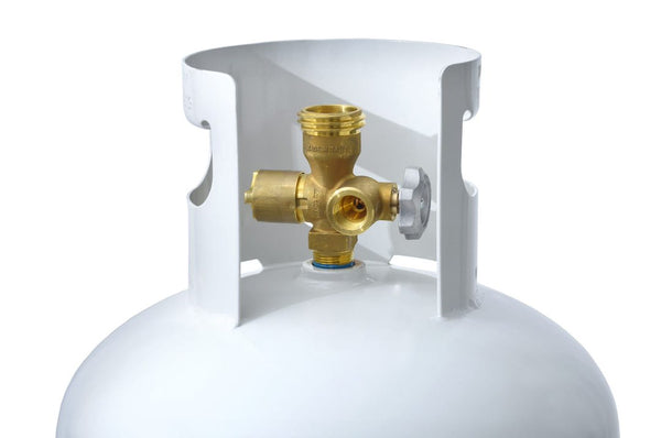 Flame King 100 Pound Multi-Valve Propane Tank (MPN: YSN100MLT-1)