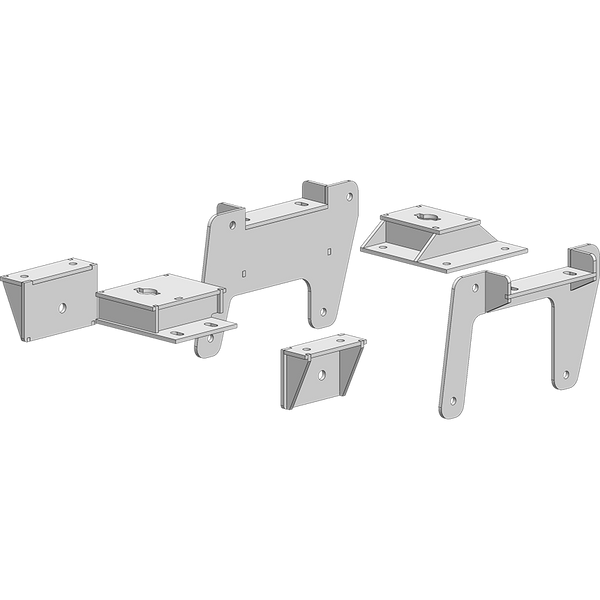 PullRite Fifth Wheel Trailer Hitch Mount Kit (MPN: 3519)