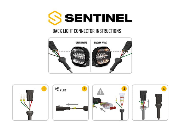 Triple-R Light Sentinel LED Driving Light (MPN: 0S9-US-PL-WM)