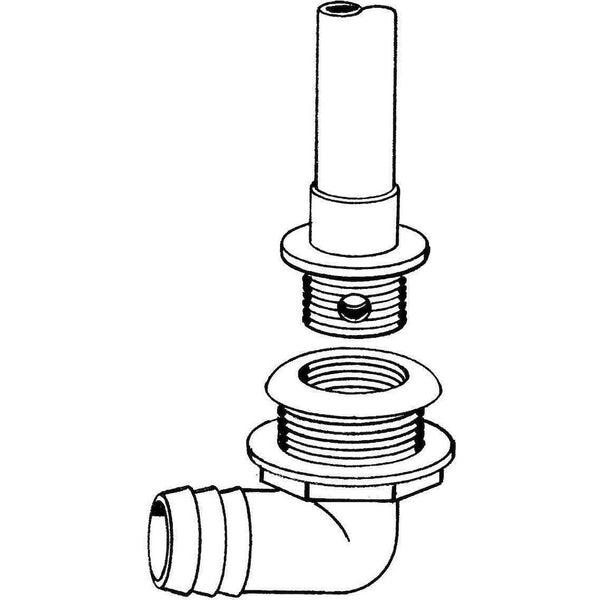 T-H Marine Overflow Tube (MPN: ODT-190-DP)