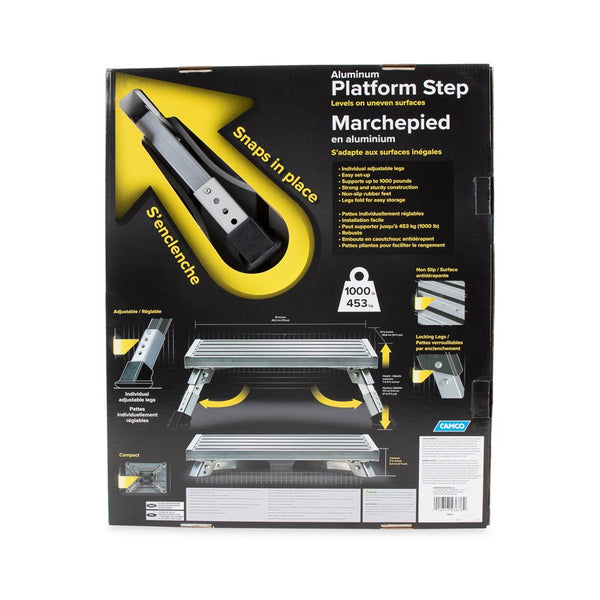 Camco Step Stool with Adjustable Legs (MPN: 43676)