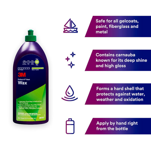 3M Perfect-It Marine Wax (MPN: 36113)
