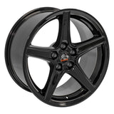 OE Wheels 18 Inch Gloss Black Wheel (MPN: FR06B-18090-5450-24B)