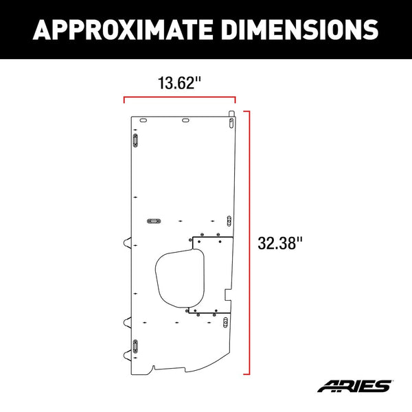 Aries Jeep Security Cargo Lid (MPN: ALC25001-01)