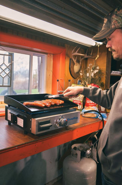 Flame King Cast Iron Griddle (MPN: YSNFM-HT-100NB)