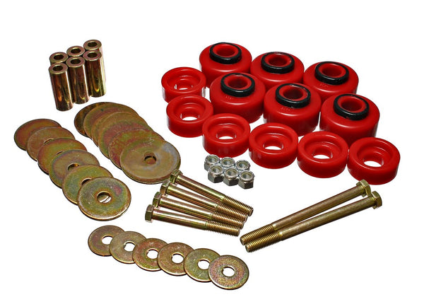 Energy Suspension Body Mount Bushings (MPN: 4.4113R)