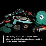 3M Roloc Green Corps Abrasive Disc (MPN: 36535)
