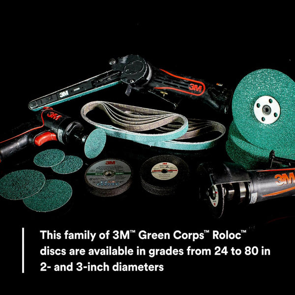 3M Roloc Green Corps Abrasive Disc (MPN: 36535)