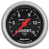AutoMeter Gauge Boost Sport-Comp (MPN: 3350)