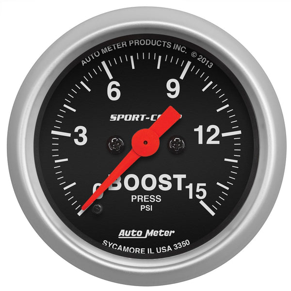 AutoMeter Gauge Boost Sport-Comp (MPN: 3350)