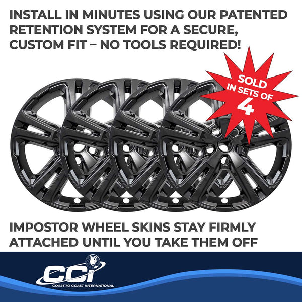Coast To Coast Impostor Wheel Skin 17 Inch (MPN: IWCIMP417BLK)