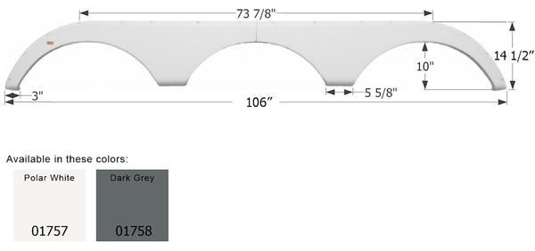 Icon Fender Skirt for Pilgrim Open Road Models (MPN: 01758)