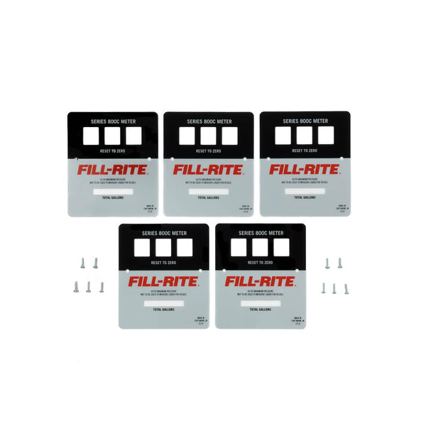 Fill-Rite Flow Meter Faceplate (MPN: KIT800FPP)