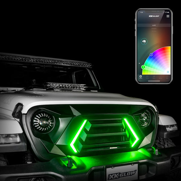 XK Glow Daytime Running Light (MPN: XK-GRILL-JK1-DM)