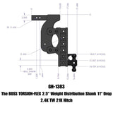 Gen-Y Hitch Torsion-Flex Weight Distribution Shank (MPN: GH-1303)