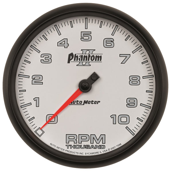 AutoMeter Phantom II 5 Inch Tachometer (MPN: 7598)