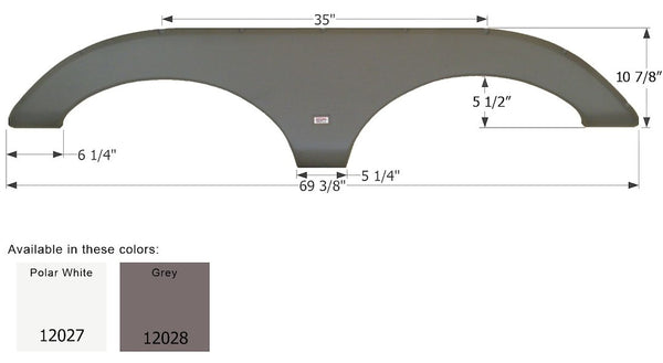 Icon Fender Skirt For Forest River Sierra (MPN: 12027)