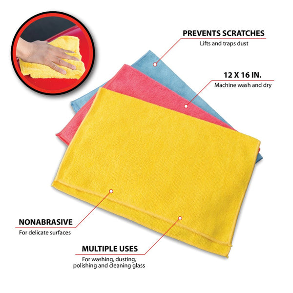 Performance Tool Microfiber Shop Towels (MPN: W1482)