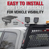 Weather Guard Headache Rack Light Mount (MPN: 11919-52-01)