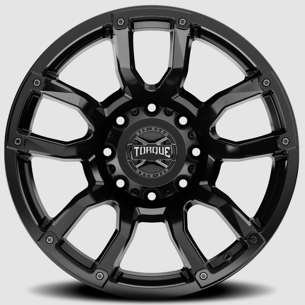 Torque Wheels 22 Inch Satin Black Impact Wheel (MPN: TW403C-22118104-25)
